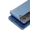 Clear View Case futerał etui z klapką Samsung Galaxy S21 FE czarny