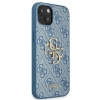 Etui Guess 4G Big Metal Logo na iPhone 13 mini - niebieskie