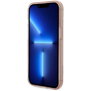 Etui Guess Translucent na iPhone 14 Plus - różowe