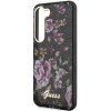 Etui Guess Flower Collection na Samsung Galaxy S23+ - czarne