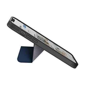 Etui UNIQ Transforma Magclick Charging na iPhone 14 Pro - niebieskie