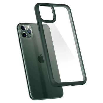 Etui Spigen Ultra Hybrid na iPhone 11 Pro - ciemnozielone