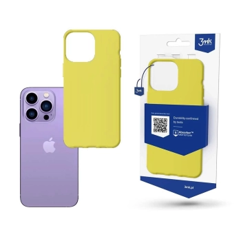Etui 3mk Matt Case na iPhone 14 Pro - żółte