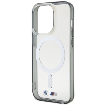 Etui BMW Silver Ring MagSafe na iPhone 14 Pro Max - przezroczyste