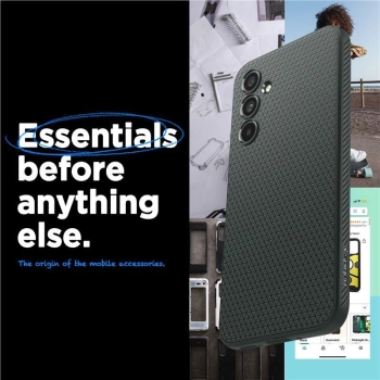 Etui Spigen Liquid Air na Samsung Galaxy A54 5G - ciemnozielone