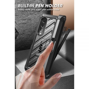 Etui Supcase Unicorn Beetle Pro Pen na Samsung Galaxy Z Fold 3 - czarne