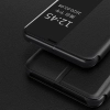 Eco Leather View Case elegancki futerał etui z klapką i funkcją podstawki Huawei P40 Lite E czarny