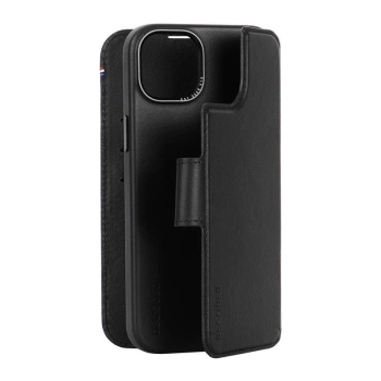 Etui Decoded Detachable Wallet Case skórzane z MagSafe do iPhone 15 Plus - czarne