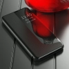 Eco Leather View Case elegancki futerał etui z klapką i funkcją podstawki Huawei P40 Lite E czarny