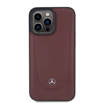 Etui Mercedes Leather Urban Bengale do iPhone 15 Pro Max - czerwone