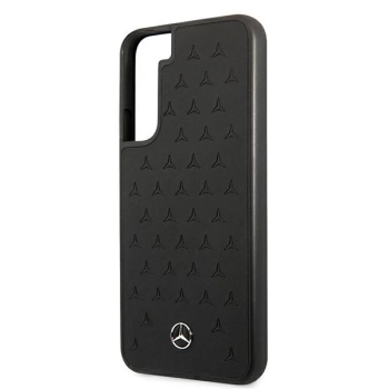 Etui Mercedes Leather Stars Pattern na Samsung Galaxy S22+ - czarne