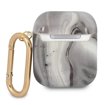 Etui Guess Marble Collection na AirPods 1/2 - szary