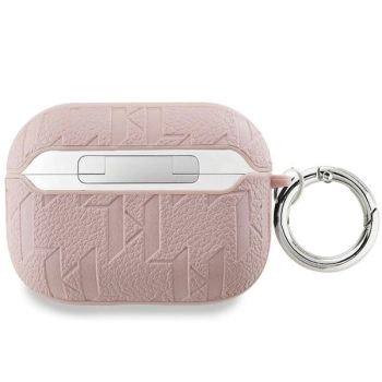 Etui Karl Lagerfeld Monogram Karl Head na AirPods Pro 2 - różowe