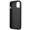Etui Guess Saffiano 4G Metal Logo na iPhone 13 mini - niebieskie