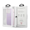 Etui Guess Saffiano Stripe na iPhone 13 Pro Max - fioletowe