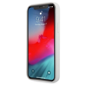 Etui Guess Script Vintage na iPhone 12 / iPhone 12 Pro - kremowe