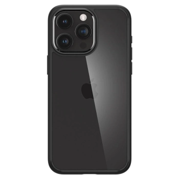 Etui Spigen Ultra Hybrid na iPhone 15 Pro - czarny mat