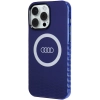 Etui Audi IML Big Logo MagSafe na iPhone 15 Pro Max - niebieskie