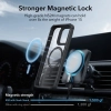 Etui ESR Armor Tough Kickstand Halolock z MagSafe na iPhone 15 - przezroczysto-czarne