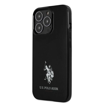 Etui U.S. Polo Assn. Horses Logo na iPhone 13 Pro / iPhone 13 - czarne