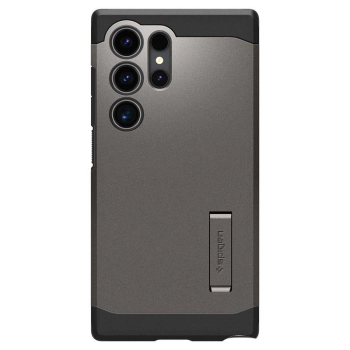 Etui Spigen Tough Armor na Samsung Galaxy S24 Ultra - metaliczny szary