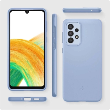 Etui Spigen Thin Fit na Samsung Galaxy A33 5G - jasnoniebieskie