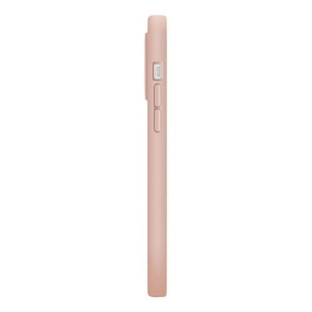 Etui Uniq Lino na iPhone 14 Pro Max - różowe