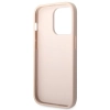 Etui Guess 4G Big Metal Logo na iPhone 14 Pro - różowe