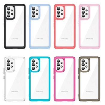 Outer Space Case etui Samsung Galaxy A53 5G pokrowiec z elastyczną ramką czarne