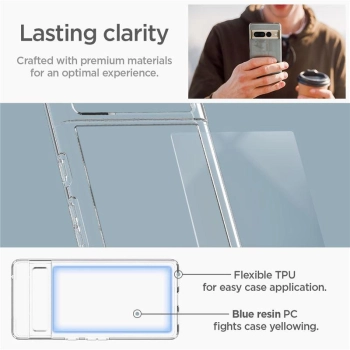 Etui Spigen Ultra Hybrid na Google Pixel 7 Pro - przezroczyste