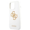 Etui Guess Silicone 4G Logo na iPhone 13 Pro / 13 - białe
