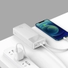 Baseus Bipow powerbank z wyświetlaczem 30000mAh 15W biały (Overseas Edition) + kabel USB-A - Micro USB 0.25m biały (PPBD050202)