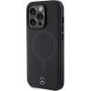 Etui Mercedes Smooth Leather MagSafe na iPhone 14 Pro - czarne