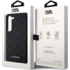 Etui Karl Lagerfeld Saffiano Mono Metal Logo na Samsung Galaxy S24+ - czarne