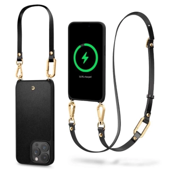 Etui Spigen Cyrill Classic Charm Mag z MagSafe na iPhone 15 Pro Max - czarne