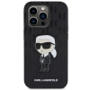Etui Karl Lagerfeld Saffiano Monogram Ikonik na iPhone 14 Pro - czarne