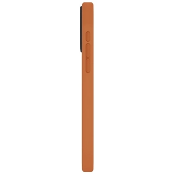 Etui UNIQ Lino Hue Magclick Charging do iPhone 15 Pro Max - pomarańczowe