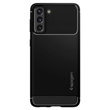 Etui Spigen Rugged Armor na Samsung Galaxy S21 - czarny mat