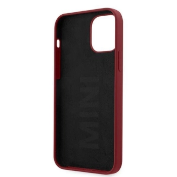 Etui Mini Morris Silicone Tone On Tone na iPhone 12 Pro Max - czerwone