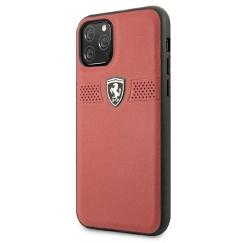 Etui Ferrari Off Track Leather na iPhone 11 Pro - czerwone