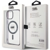 Etui Karl Lagerfeld IML Karl's Head MagSafe do iPhone 15 Plus - przezroczyste