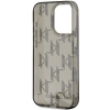 Etui Karl Lagerfeld IML Mono KL Pattern & Cord na iPhone 15 Pro - czarne
