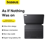 Etui z klawiaturą Baseus Brilliance Series na iPad 10.9'' 2022 (10 gen.) + kabel USB-C - czarne