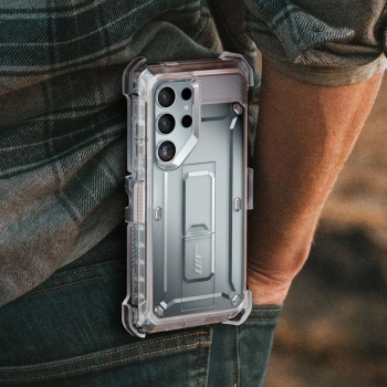Etui Supcase Unicorn Beetle Pro na Samsung Galaxy S24 Ultra - przezroczyste
