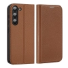 Dux Ducis Skin X2 etui Samsung Galaxy S23 pokrowiec z klapką portfel podstawka brązowe