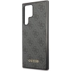 Etui Guess 4G Metal Gold Logo na Samsung Galaxy S24 Ultra - czarne