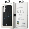 Etui BMW Signature Leather Textured & Line MagSafe na Samsung Galaxy S24+ - czarne