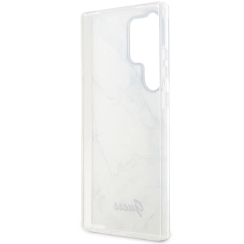 Etui Guess Marble Collection na Samsung Galaxy S23 Ultra - białe