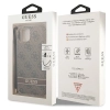Etui Guess 4G Print Strap na iPhone 14 - brązowe