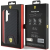 Etui Ferrari Carbon Stitched Bottom na Samsung Galaxy S24+ - czarne